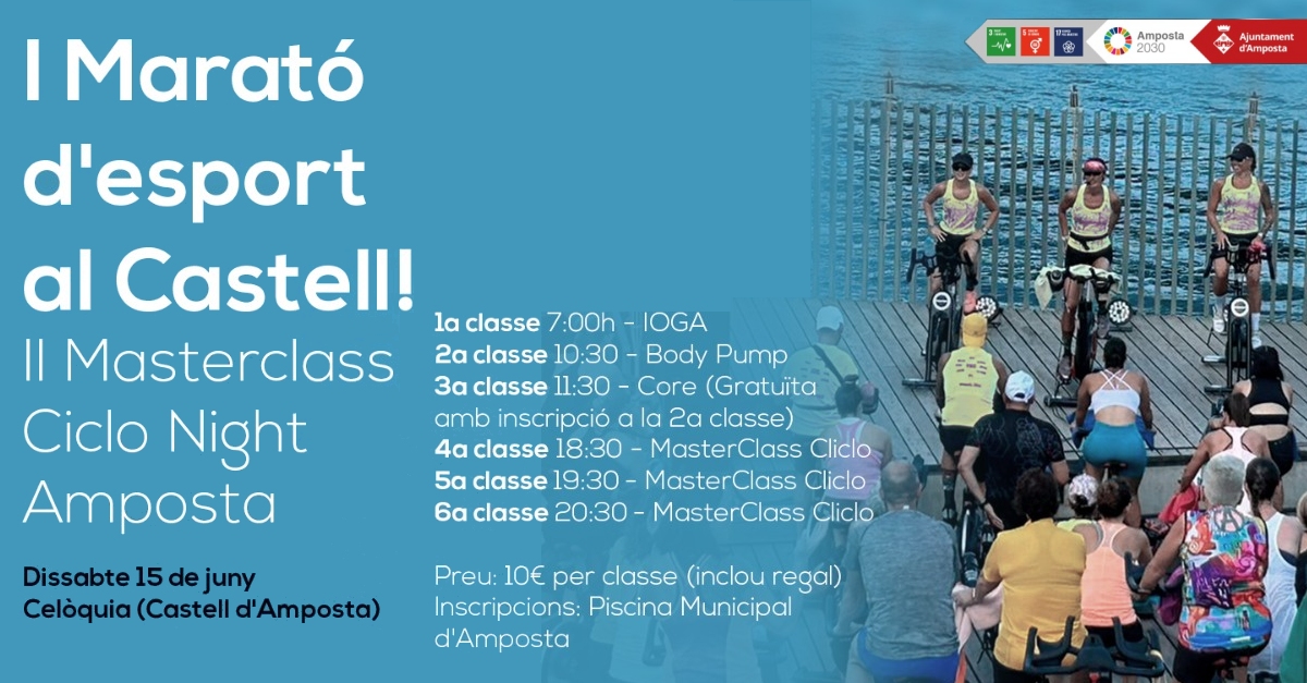 1a Marat desport al Castell i 2a Masterclass Ciclo Night