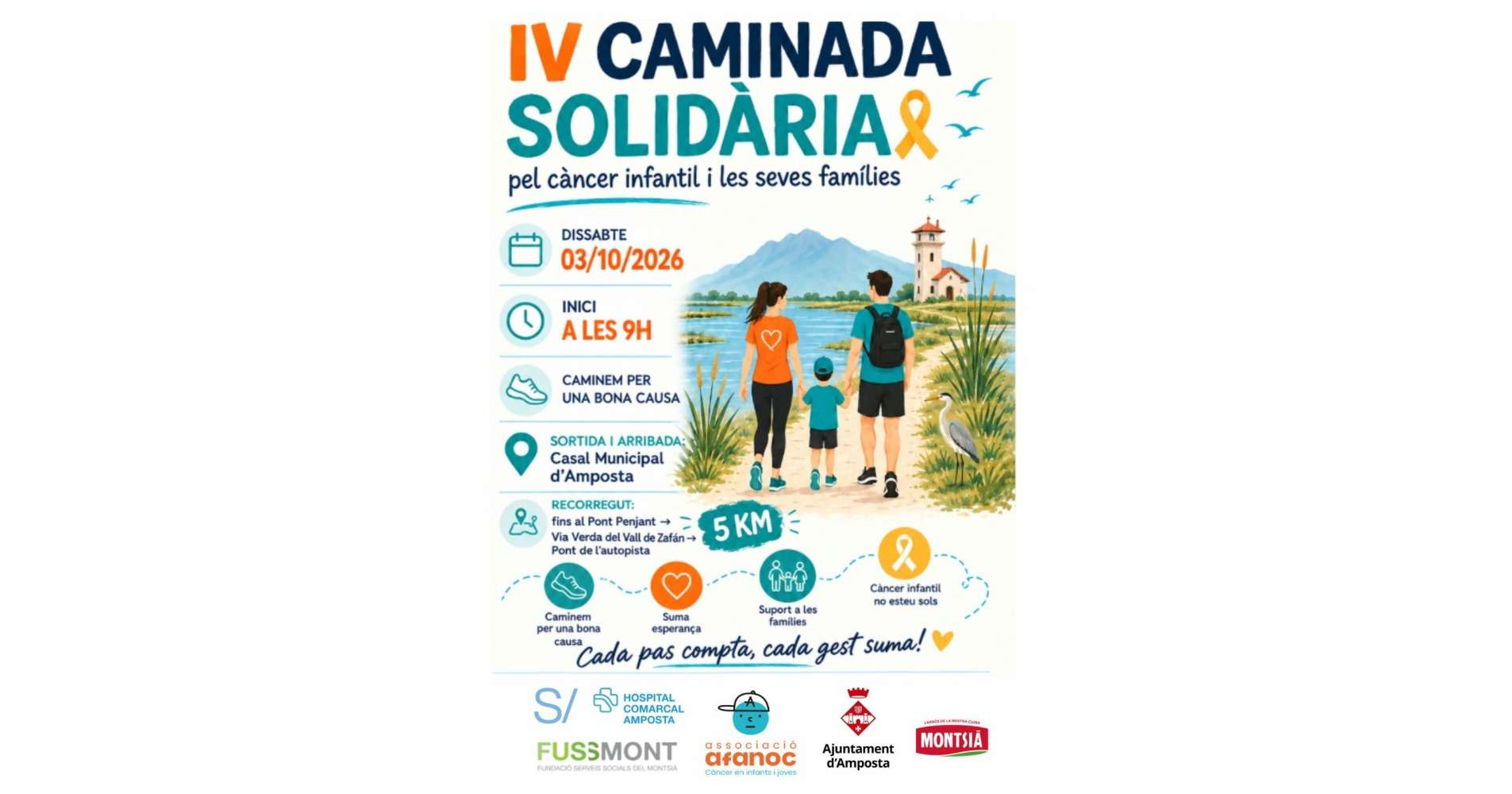 V Caminada solid�ria pel c�ncer infantil i les seves fam�lies