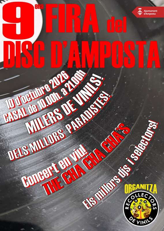 Recol�lectors de Vinils celebra cinc anys de rock a Amposta amb set concerts, la Fira del Disc i el Recol�lectors Fest | Amposta.info