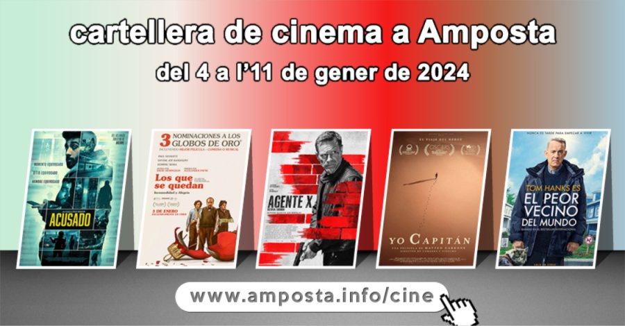 Cartellera de cinema a Amposta