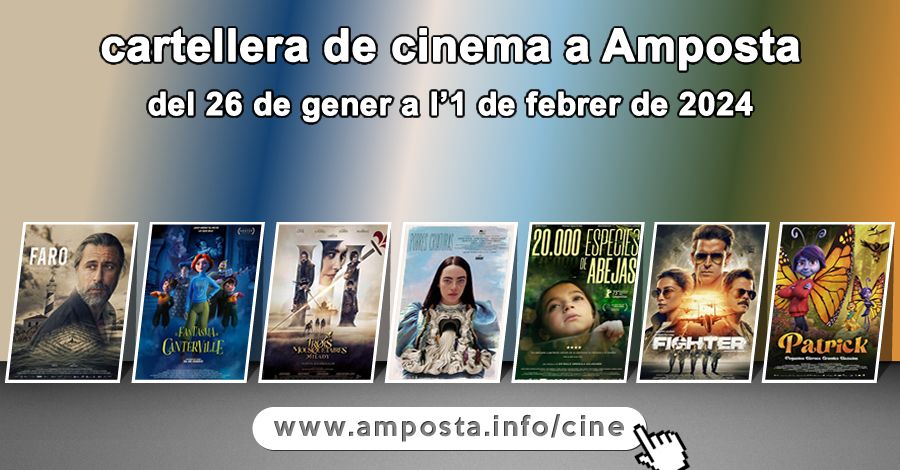 Cartellera de cinema a Amposta