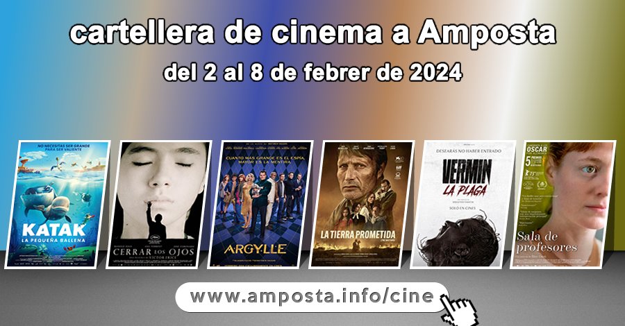 Cartellera de cinema a Amposta