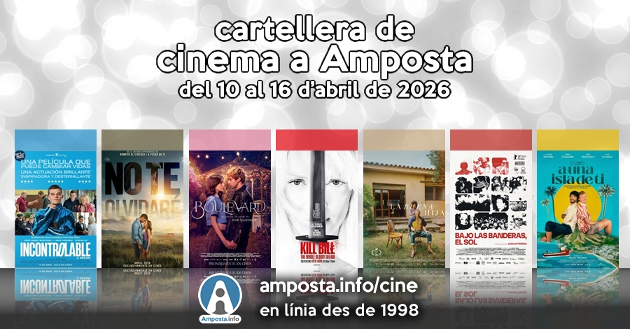 Cartellera de cinema a Amposta del 10 al 16 d�abril de 2026