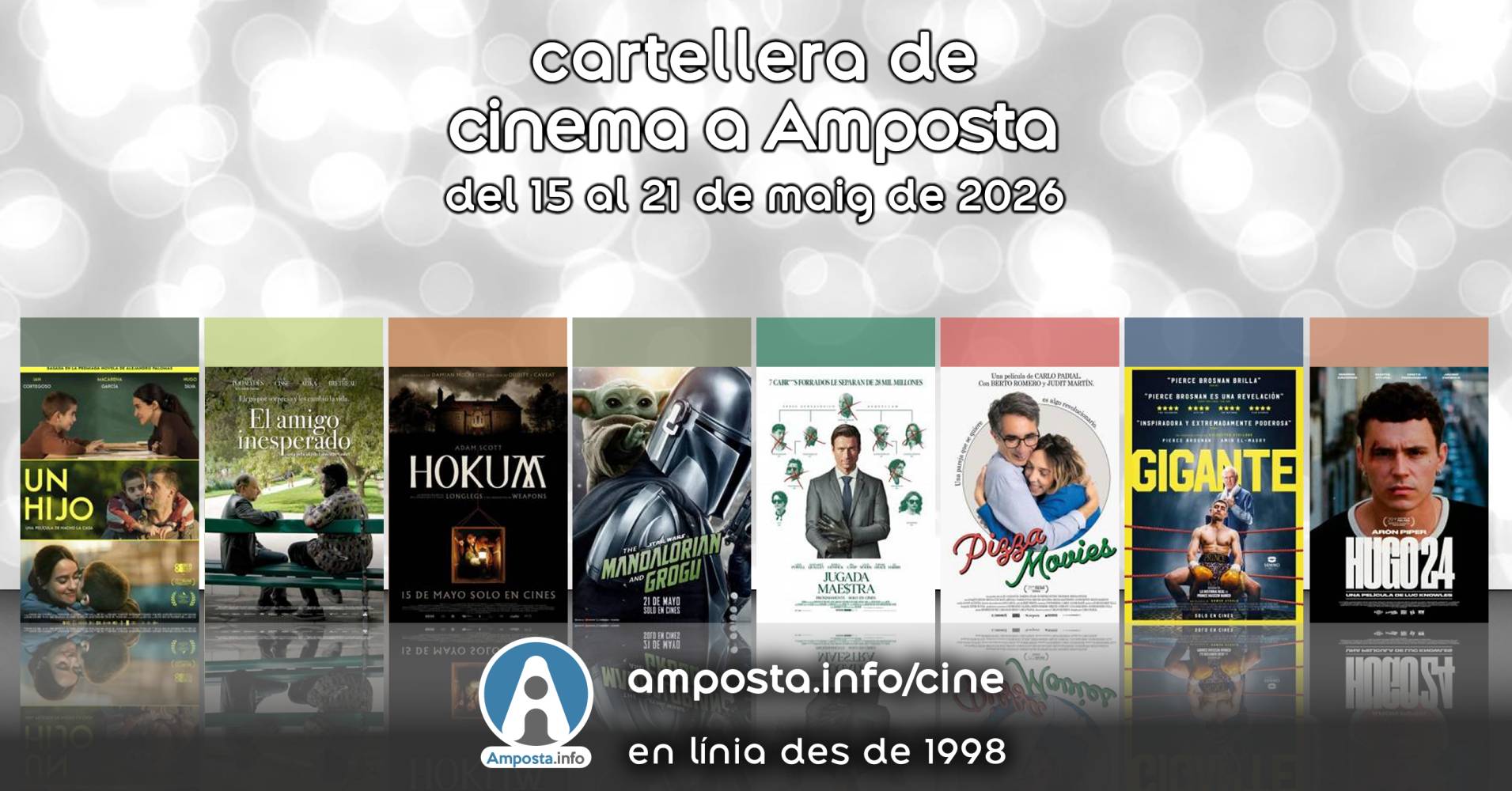 Cartellera de cinema a Amposta del 15 al 21 de maig de 2026