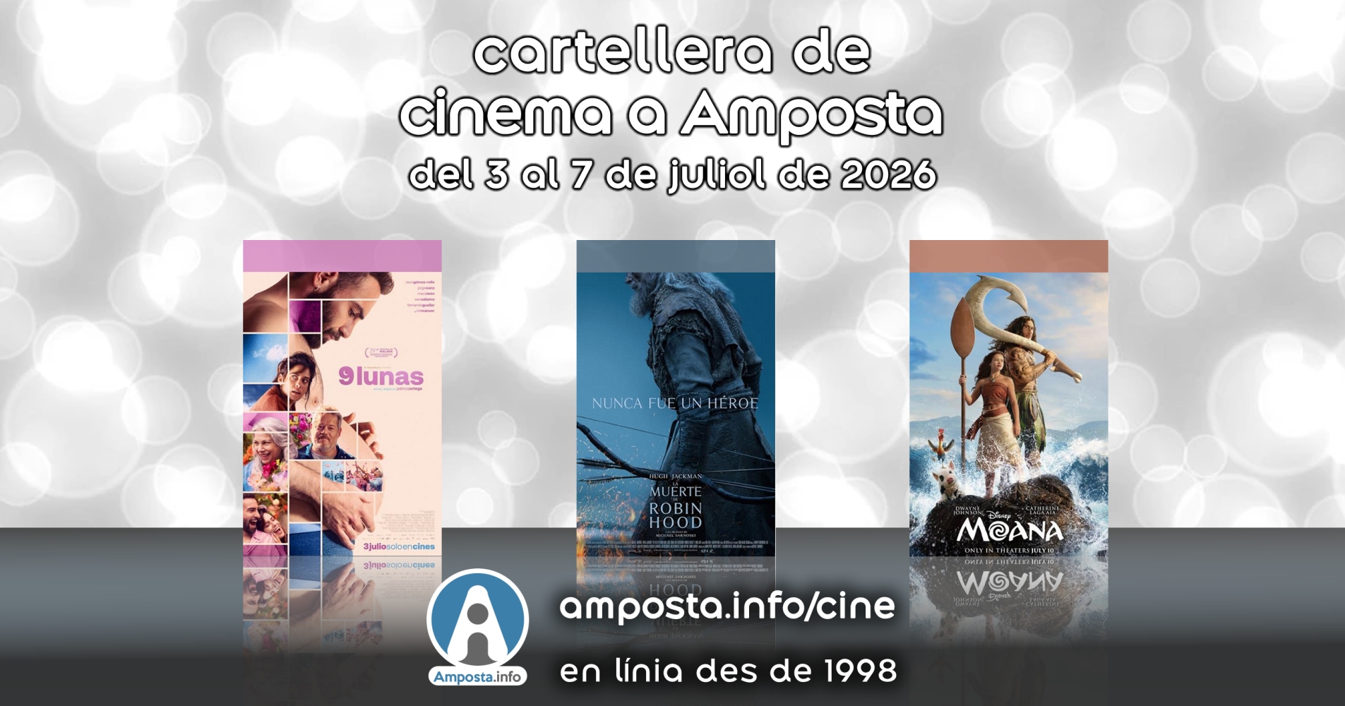 Cartellera de cinema a Amposta del 3 al 7 de juliol de 2026