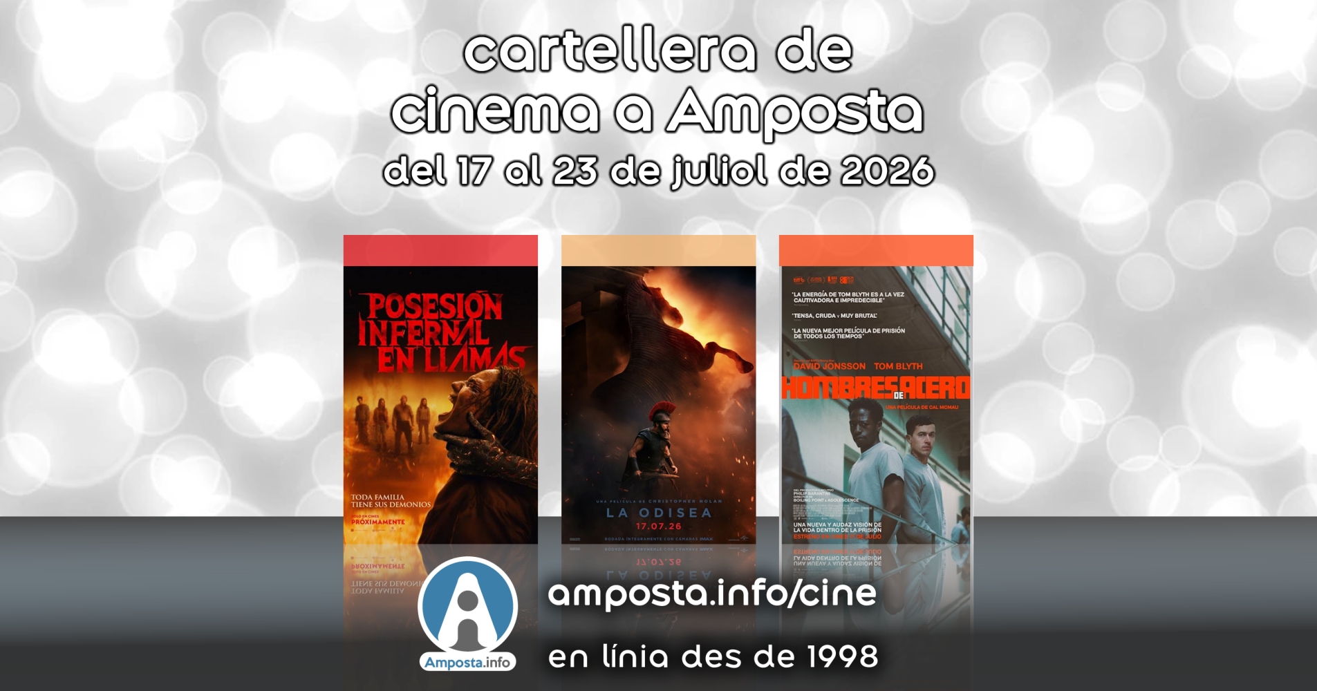 Cartellera de cinema a Amposta del 17 a 23 de juliol de 2026