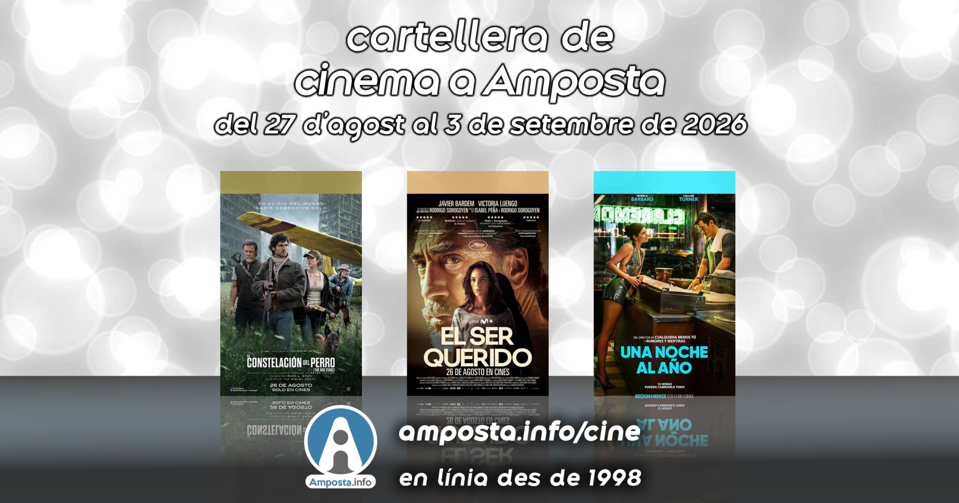 Cartellera de cinema a Amposta del 27 d�agost al 3 de setembre de 2026