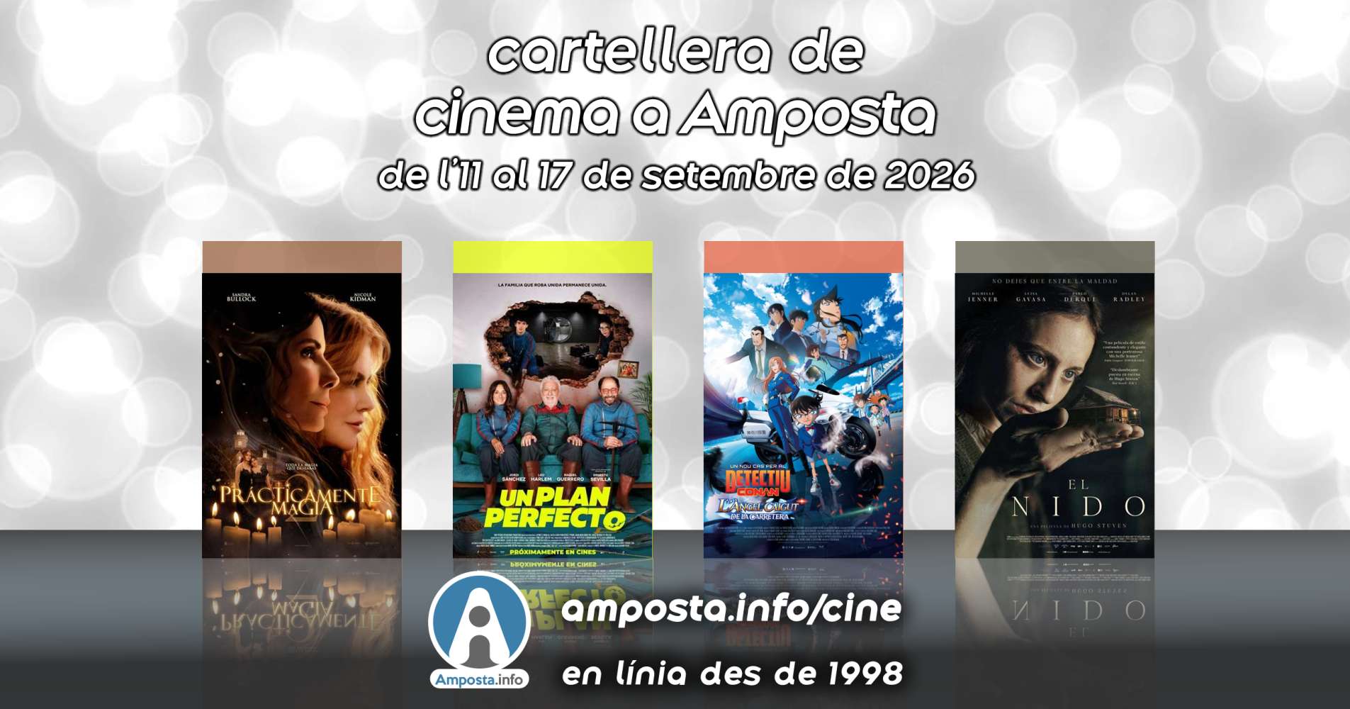 Cartellera de cinema a Amposta de l&rsquo;11 al 17 de setembre de 2026