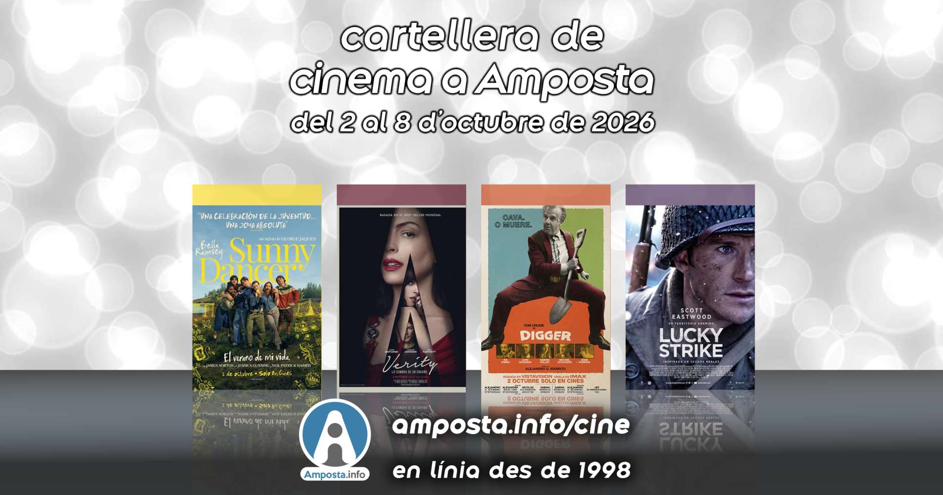 Cartellera de cinema a Amposta del 2 al 8 d�octubre de 2026