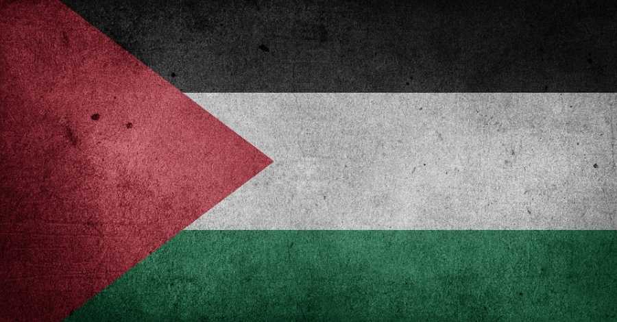 Acte a la ciutat dAmposta del portaveu del Front Popular per lAlliberament de Palestina a Europa