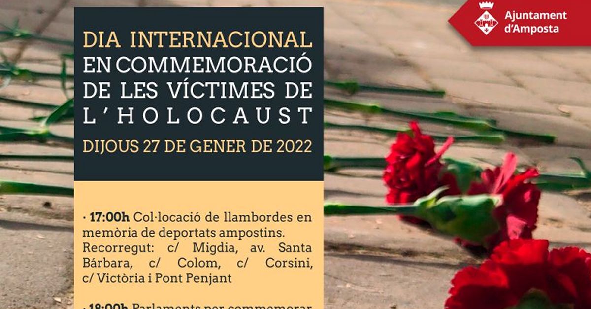 El Memorial Democr�tic instal�la vuit llambordes stolpersteine a Amposta per homenatjar les v�ctimes de l&rsquo;holocaust