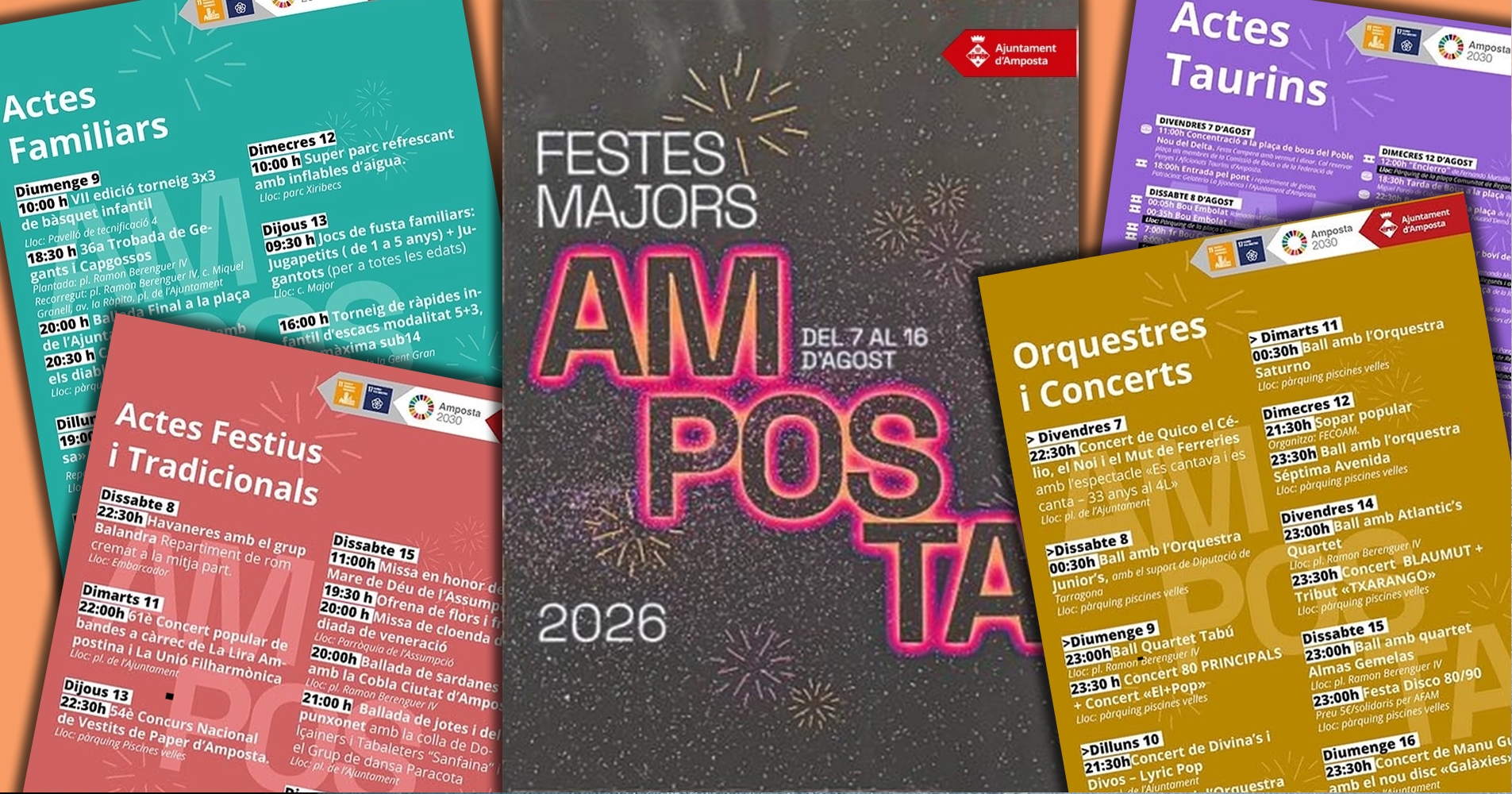 Amposta presenta una programaci� de Festes Majors amb 200 actes, grans concerts i l&rsquo;eclipsi com a protagonista | Amposta.info