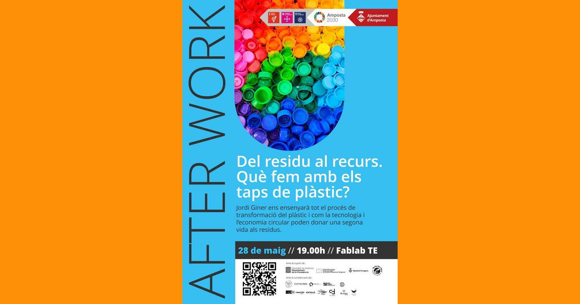 Afterwork. Del residu al recurs. Qu� fem amb els taps de pl�stic?