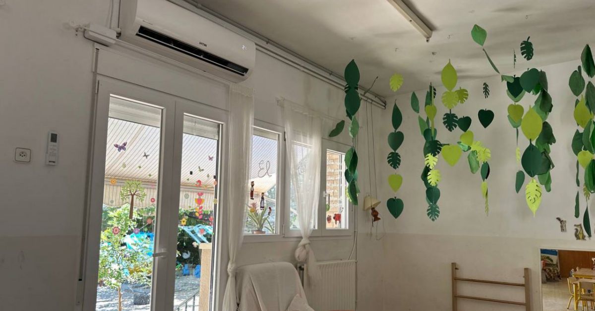 S�instal�len aparells d�aire condicionat a la llar d�infants la Gruneta 
