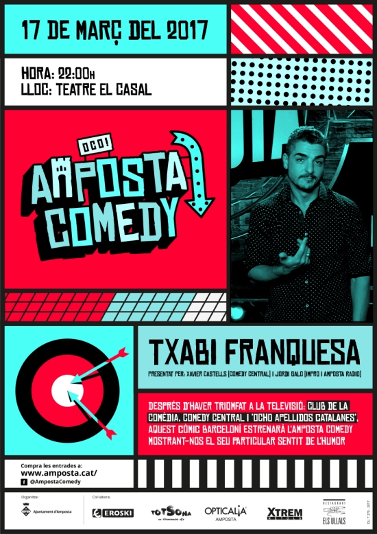 Temporada de Teatre i Dansa Amposta 2017. Amposta Comedy