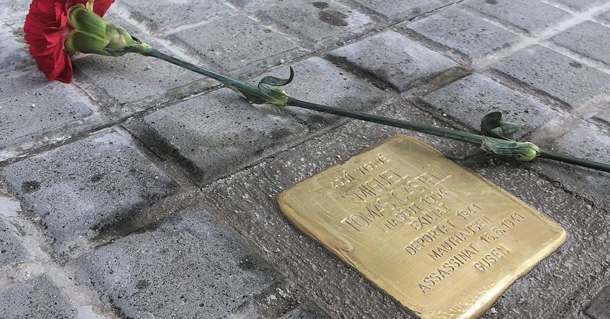 Amposta instal�la vuit llambordes Stolpersteine pel Dia Internacional en Record a les V�ctimes de l�Holocaust