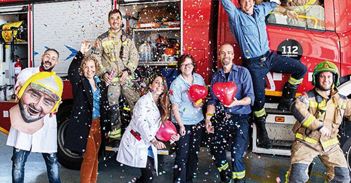 Amposta se suma per 8� any consecutiu a la campanya �Els bombers i bomberes t�acompanyen a donar sang�