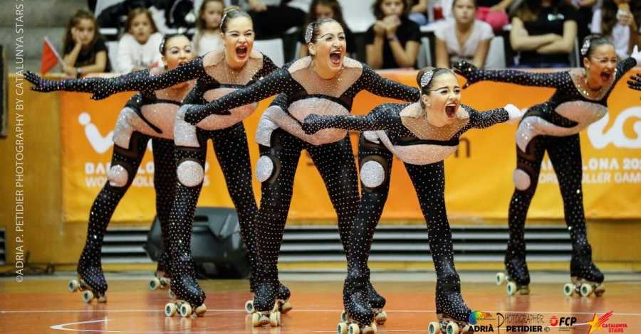 Les ampostines Lara Serrano i Zaida Ardit participen amb el CP L�Aldea al Campionat de Catalunya de Grups de Xou i Quartets