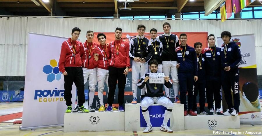 �ngel Fabregat, plata al Campionat d�Espanya d�esgrima a Madrid