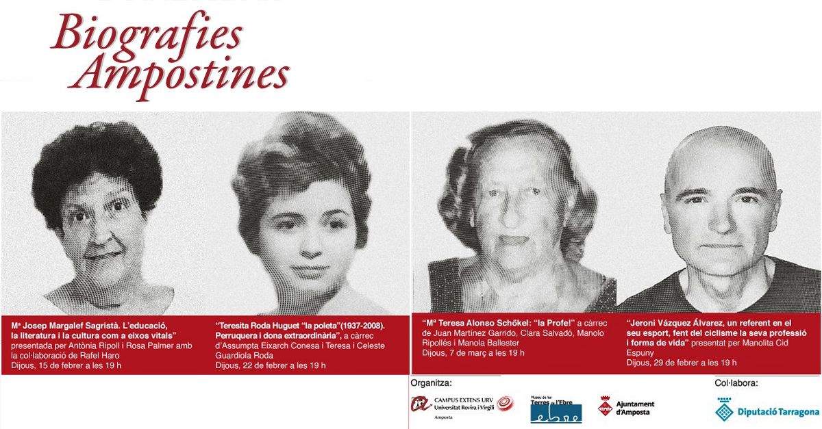 Arranca el cicle de Biografies Ampostines