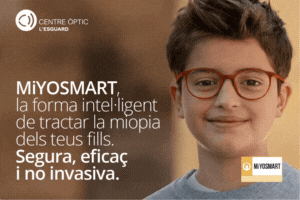 MiYOSMART, la forma intelligent de tractar la miopia dels teus fills. Segura, efica i no invasiva.