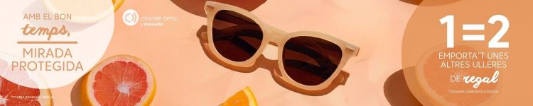 Centre �ptic l&rsquo;Esguard. Emporta&rsquo;t unes ulleres de regal. Promoci� 1=2