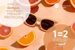 Centre �ptic l&rsquo;Esguard. Emporta&rsquo;t unes ulleres de regal. Promoci� 1=2