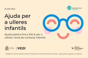 Centre �ptic l�Esguard. Ajuda per a ulleres infantils (plan VEO)