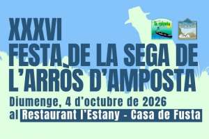 Restaurant l�Estany - Casa de Fusta. Festa de la sega de l�arr�s. Diumenge, 4 d�octubre (s)