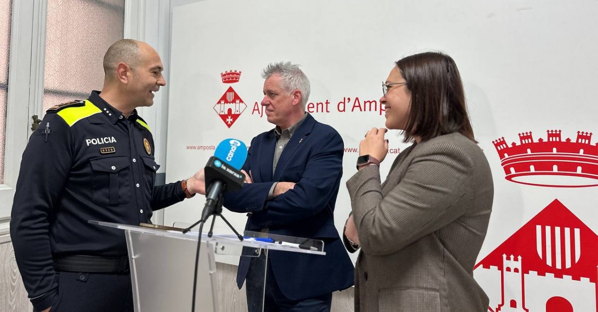 Amposta tanca el 2025 amb una caiguda del 8,4% en els fets delictius