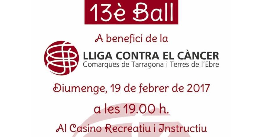 13 Ball a benefici de la Lliga Contra el Cncer