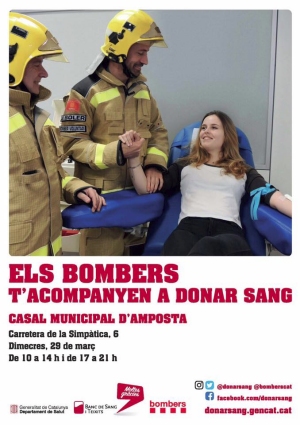 La Campanya Els bombers t’acompanyen a donar sang arriba avui a Amposta | Amposta.info