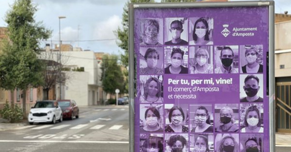�Per tu, per mi, vine!�, la campanya de suport al comer�, la restauraci� i la cultura d�Amposta