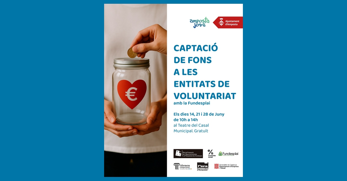 Captaci de fons a les entitats de voluntariat