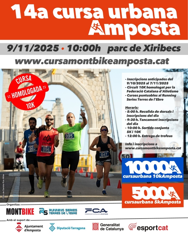 Amposta viurà el 9 de novembre la 14a edició de la Cursa 10K i 5K Montbike, puntuable al Running Series Terres de l’Ebre | Amposta.info Amposta viurà el 9 de novembre la 14a edició de la Cursa 10K i 5K Montbike, puntuable al Running Series Terres de l’Ebre | Amposta.info