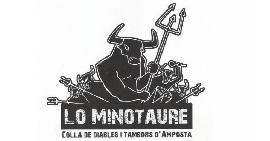 Presentaci de la colla de diables dAmposta "lo Minotaure"