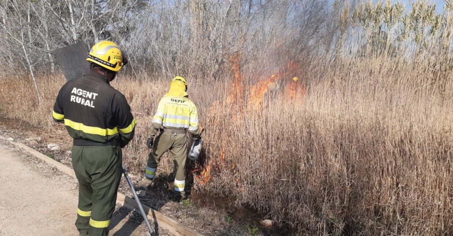 Comencen les cremes controlades al Parc Natural del Delta de l&rsquo;Ebre