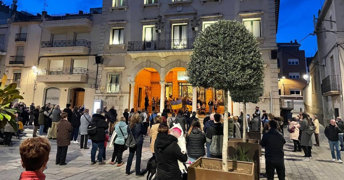 Concentraci� de rebuig a la invasi� russa a Ucra�na, en defensa de la pau i en suport al poble ucra�n�s