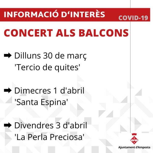 Concert als balcons: La Santa Espina