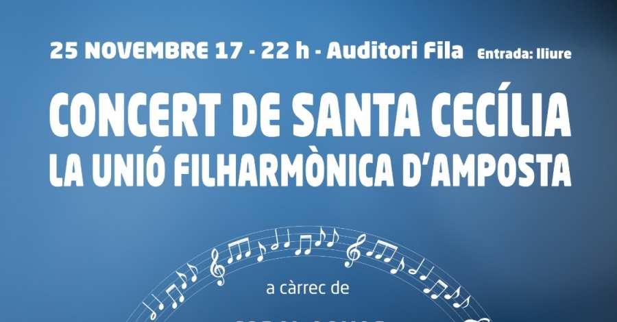 Concert de Santa Ceclia de la Uni Filharmnica d’Amposta