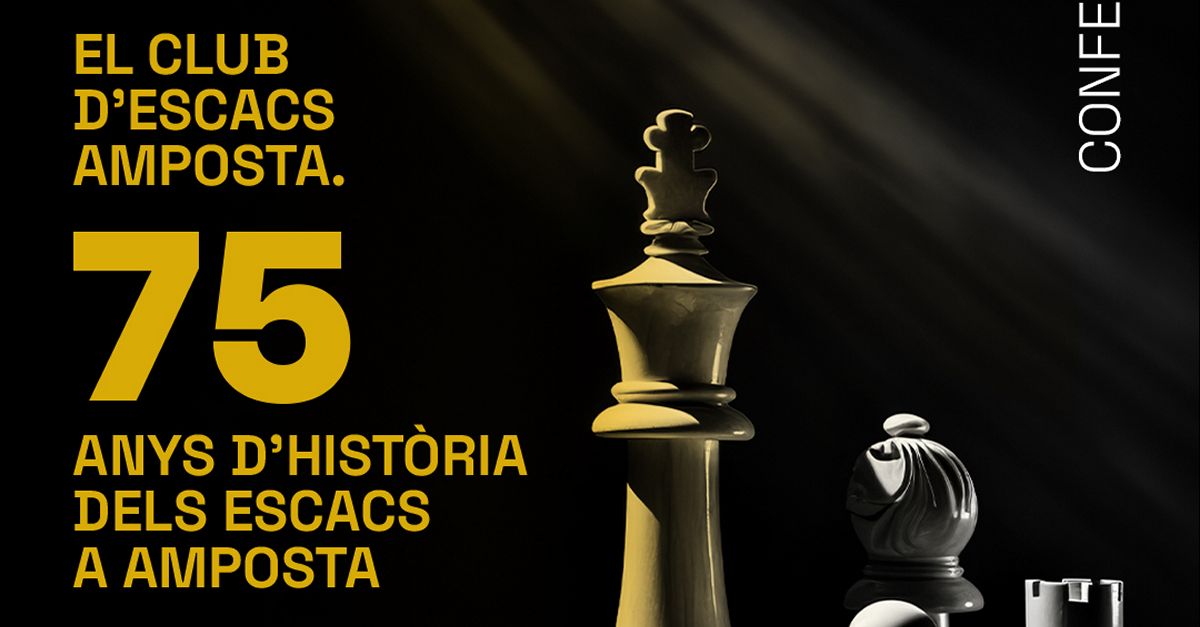 Conferncia El Club Escacs Amposta. 75 anys dhistria dels escacs a Amposta