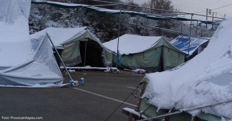 Operaci� escalfor: crida d�ajuda humanit�ria per als camps de refugiats de Gr�cia