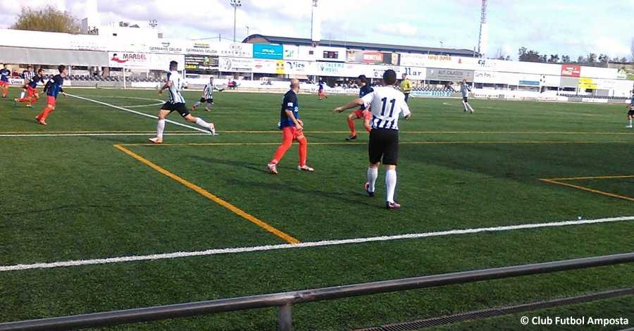 Un altre empat de l&rsquo;Amposta en un partit on la mala fortuna li ha passat factura 