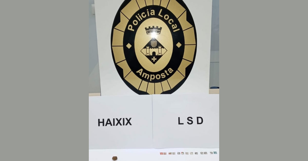 Denunciat a Amposta per trencar el toc de queda i portar 13 dosis de LSD a sobre