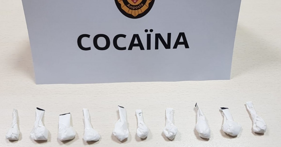 Un detingut per presumpte tr�fic de coca�na