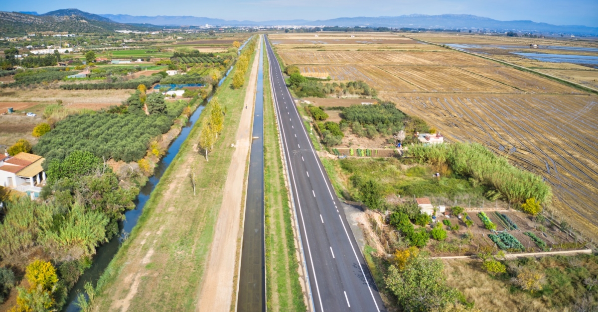 La Diputaci� finalitza les obres de condicionament de la carretera TV-3408 entre Amposta i La R�pita