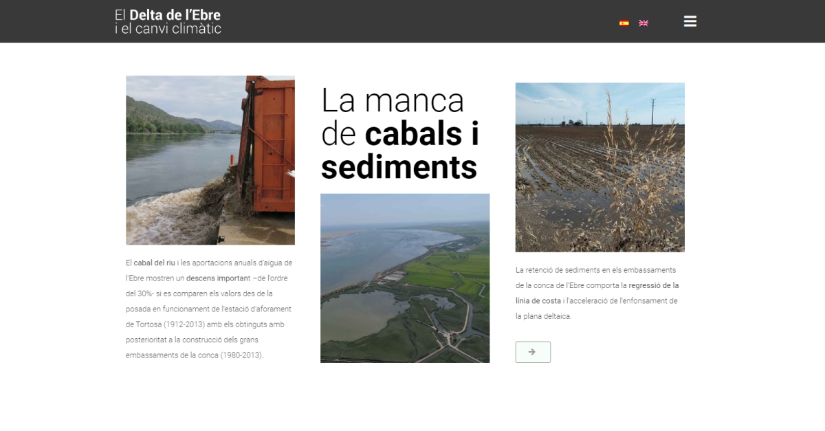 Es presenta a Europa una exposici� virtual sobre els efectes del canvi clim�tic al delta de l�Ebre