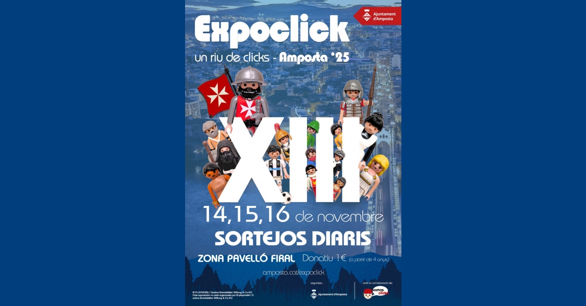 Amposta acollir� la 13a edici� d�Expoclick, la fira dedicada als Playmobil