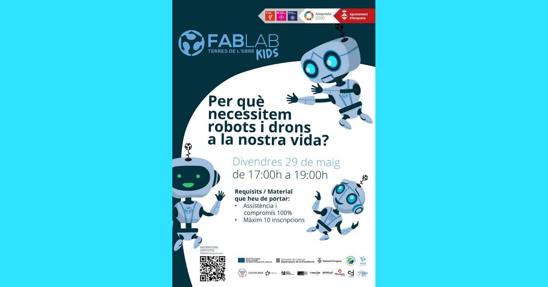 Fablab Kids. Mon maker. Perqu� necessitem robots i drons a la nostra vida?
