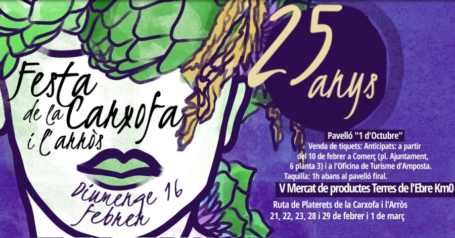 25a Festa de la Carxofai l’Arrs i 5 Mercat de Productes de les Terres de lEbre